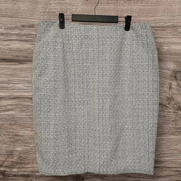 Anne Klein twill pencil lined skirt sz 14 nwt 006 - Picture 1 of 4